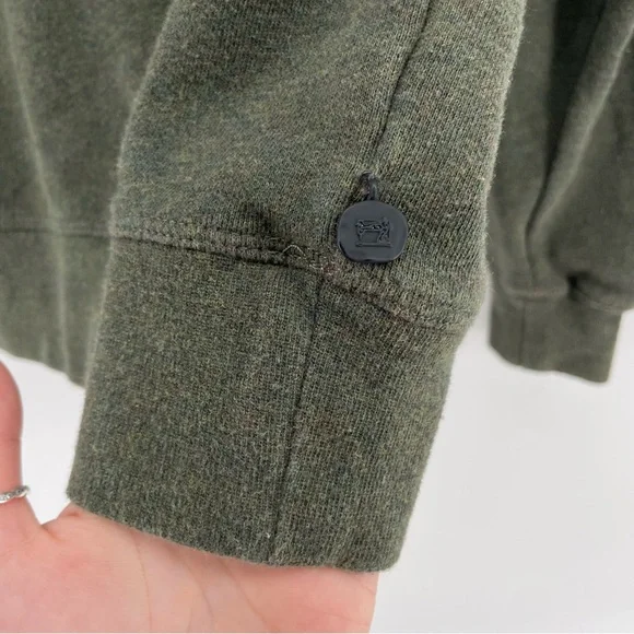 Scotch & Soda Crewneck Sweatshirt Olive “Tell No Tales” Cotton Blend S - Picture 3 of 7